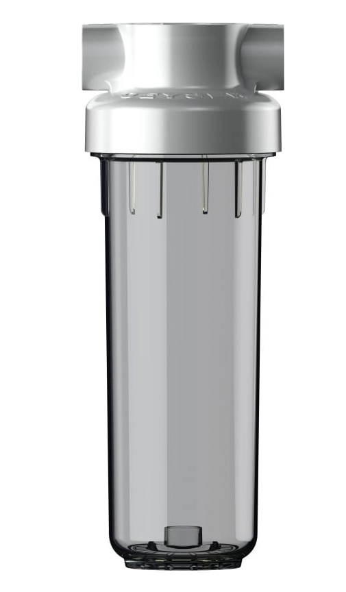 Корпус фильтра Гейзер 10" прозр. Гарант 1/2"