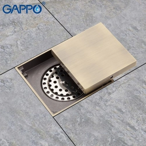 Трап верт.50 GAPPO 100х100 G81005-4 бронза