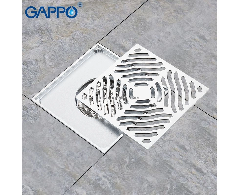 Трап верт.50 GAPPO 150х150 G81550 хром