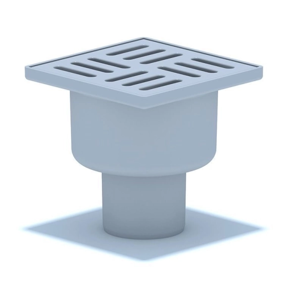 Трап АНИ пласт 50 верт.100*100 реш.пласт ТА5204