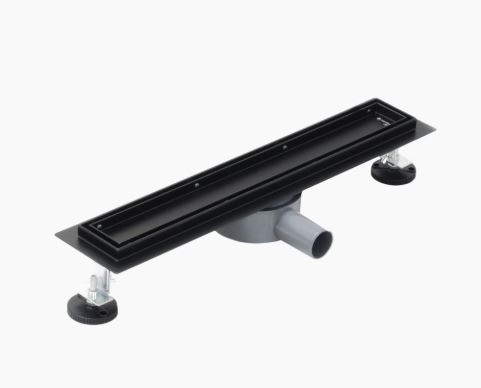 Трап SANTREK AQUA B-70500 BLACK нерж 700*500мм