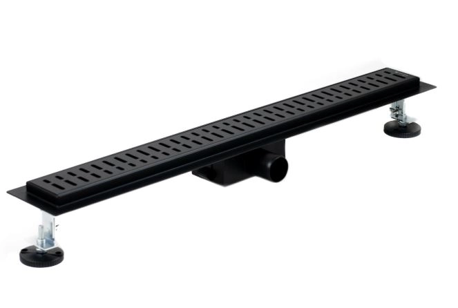 Трап SANTREK AQUA A-70700 BLACK нерж 700*700мм