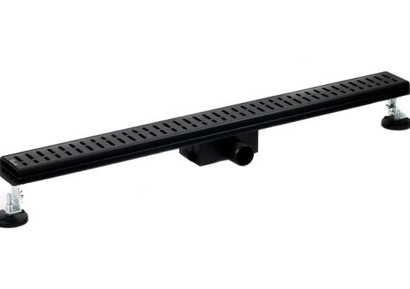Трап SANTREK AQUA A-70800 BLACK нерж 700*800мм