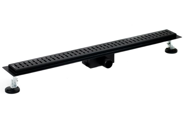 Трап SANTREK AQUA A-70800 BLACK нерж 700*800мм