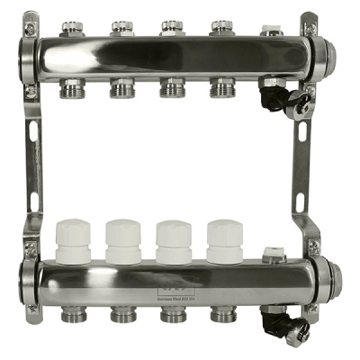 Коллекторная группа VRT 1"х3/4(евроконус)4вых