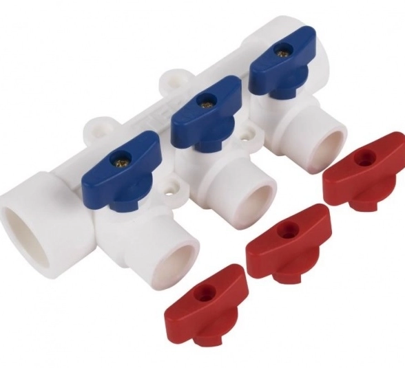 Коллектор PP-R 32x20/3 универсальный Rosturplast