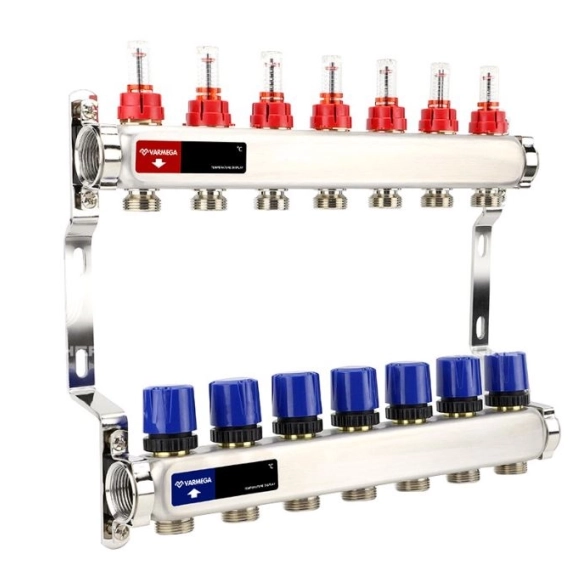 Группа коллекторная VARMEGA VM15107 BP 1" 7конт.3/4"EK