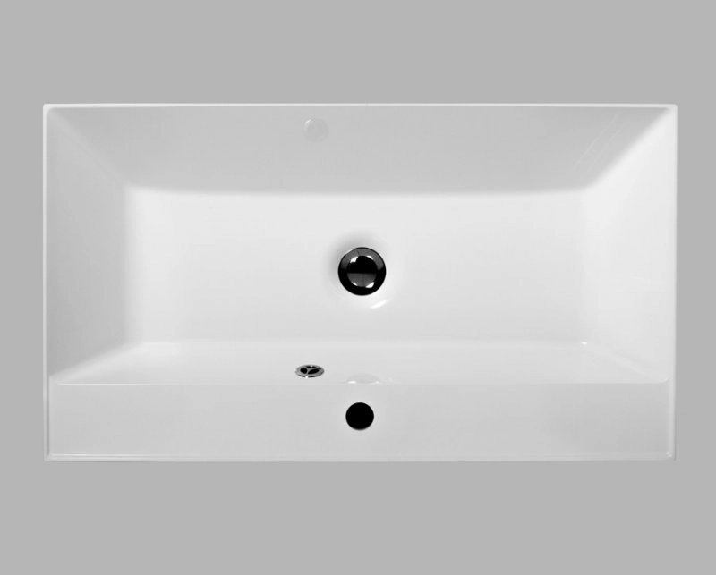 Раковина BB800/450-LV-MR-AST 800*450*150 лит.мрамор