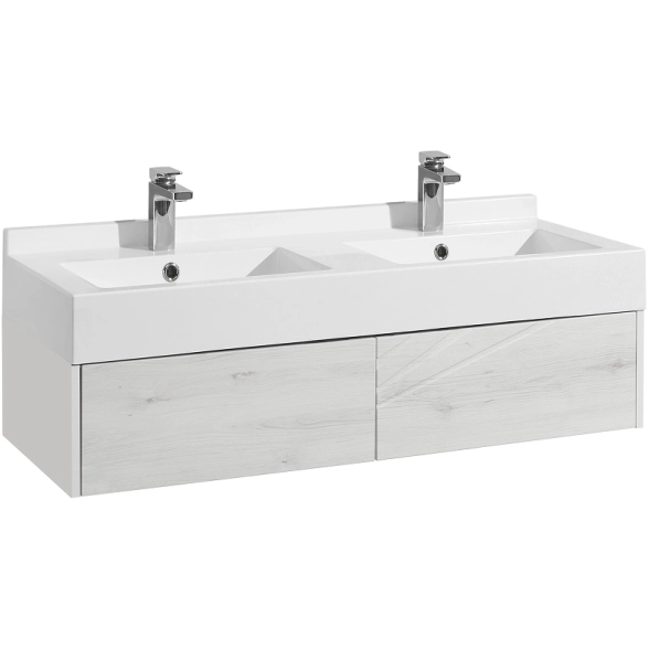 Тумба Сакура 120 ольха наварра/бел.гл под рак.Сакура 120