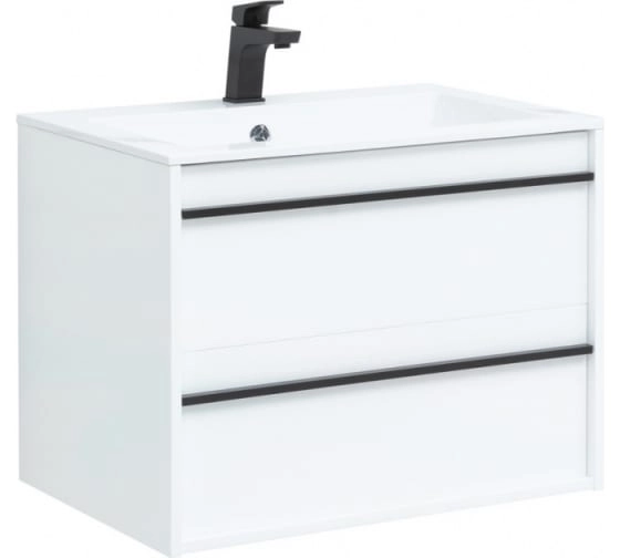 Тумба Lino 80 белый матовый 253903