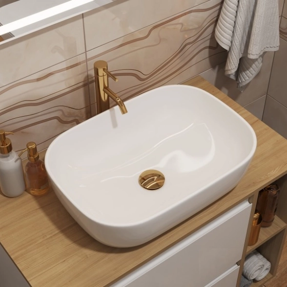 Раковина на столешницу MODUO 50 SQUARE 0 отв. 63570-image-2