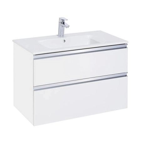 Тумба Roca The Gap 80см 2ящ бел.глянец 857399806