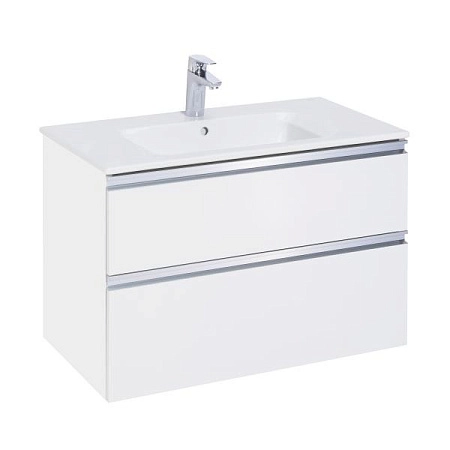 Тумба Roca The Gap 80см 2ящ бел.глянец 857399806