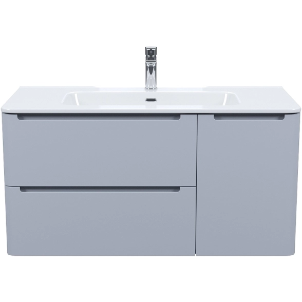 Комплект тумба IDDIS Edifice 100 подвес.св.сер+рак.EDI10L0i95k