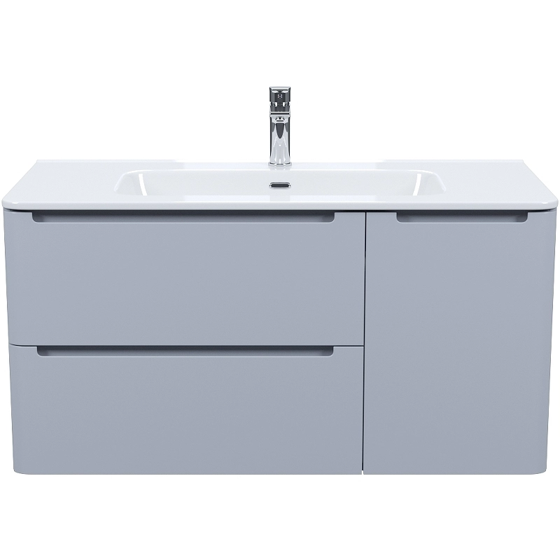 Комплект тумба IDDIS Edifice 100 подвес.св.сер+рак.EDI10L0i95k