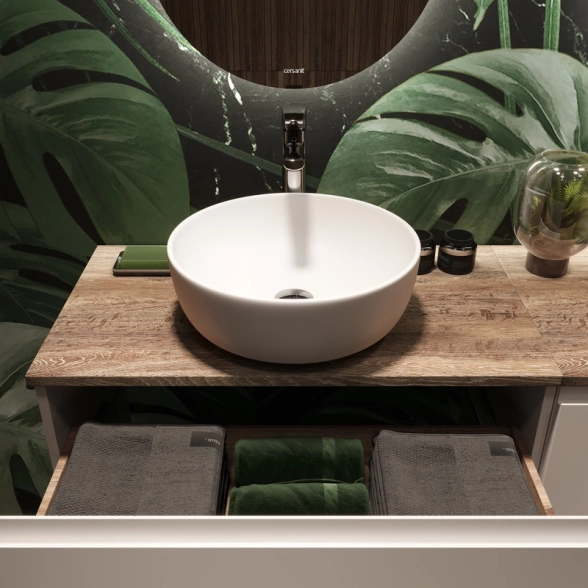 Столешница Wood керамогранит Spirit 60x45x2 орех мат.-image-1