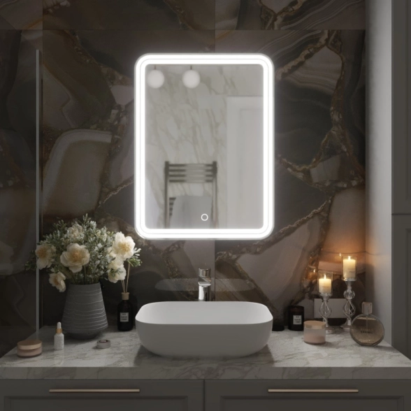Зеркало MIXLINE Адриана 600*800 (ШВ) сенсор.выкл.-image-2