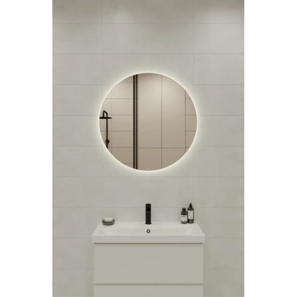 Зеркало Eclipse smart 80x80 подсв. круг