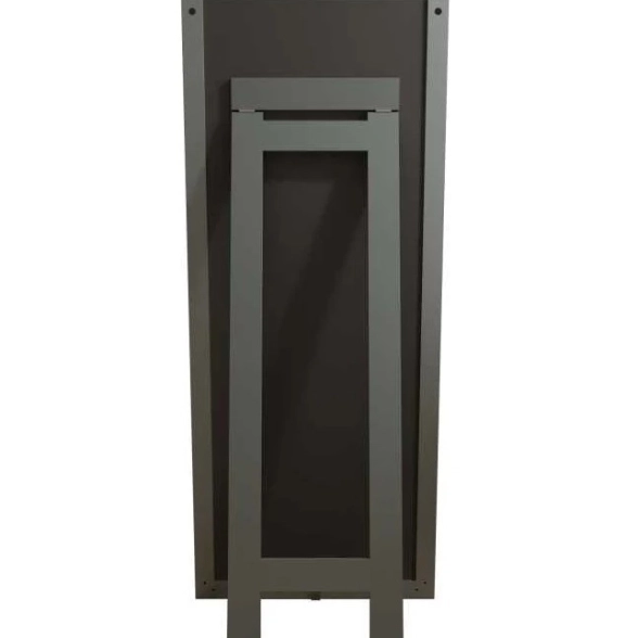 Зеркало MIXLINE Графика 600*1500 (ШВ) напольное алюм.профиль-image-2