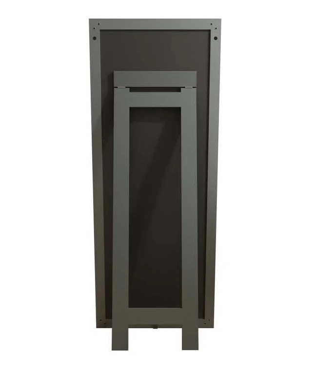 Зеркало MIXLINE Графика 600*1500 (ШВ) напольное алюм.профиль-image-2