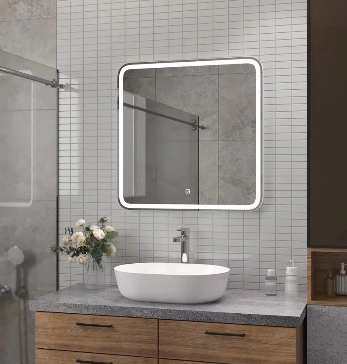 Зеркало Russo Led 700x700-image-1