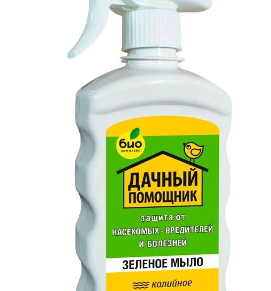 Зеленое мыло(калиевое) дачный помощник пульвелизатор 500мл