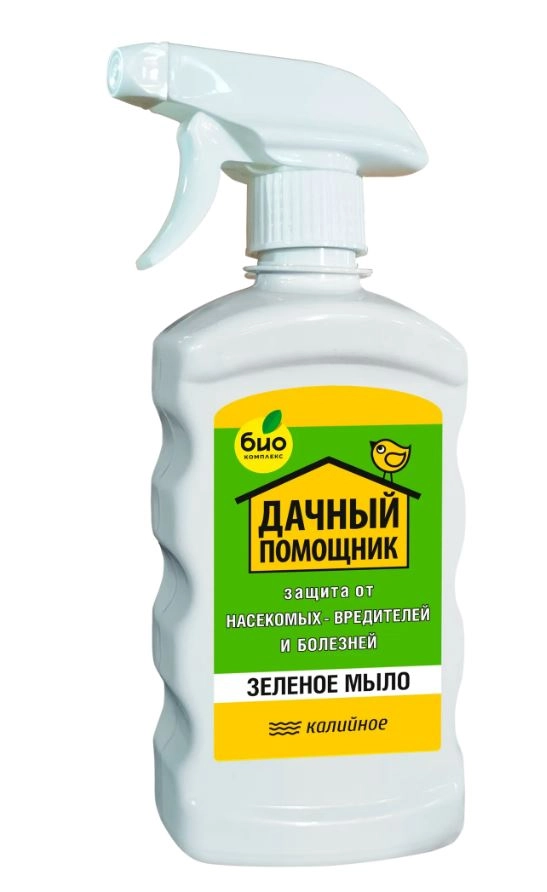 Зеленое мыло(калиевое) дачный помощник пульвелизатор 500мл