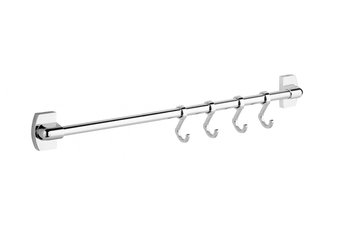 Крючки-бегунки FOR-KB304 4шт на рейлинге 30см