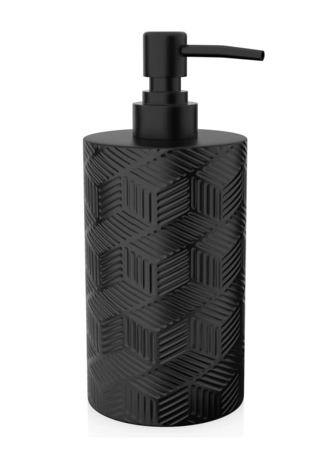Дозатор настольный DELICATE BLACK FOR-DLB021, полирезин