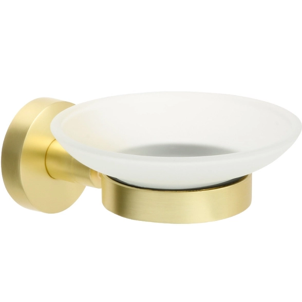 Мыльница стекло Fixsen Comfort Gold FX-87008 золото-сатин
