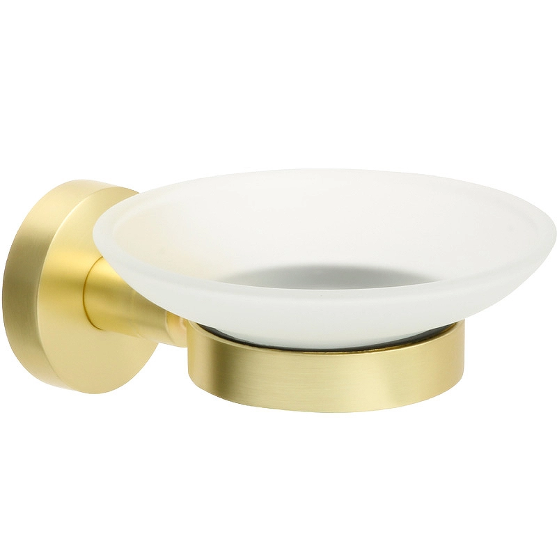 Мыльница стекло Fixsen Comfort Gold FX-87008 золото-сатин
