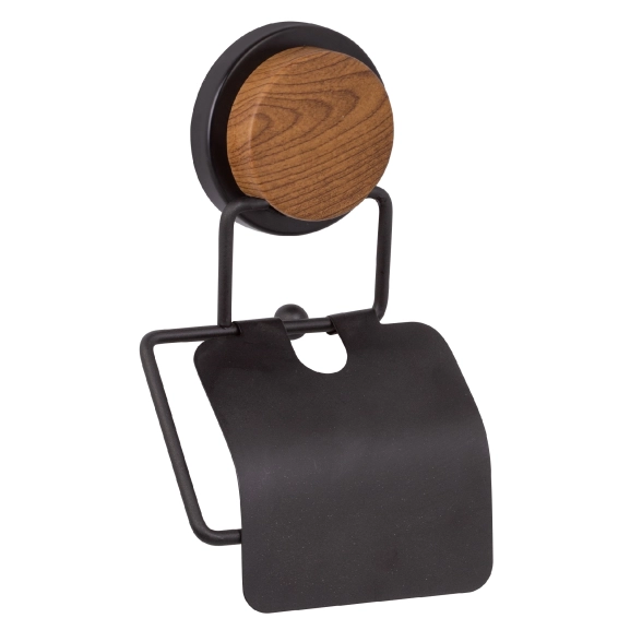 Держатель для туалетной бумаги Fixsen Magic Wood FX-46010 с крышкой