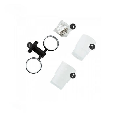 Держатель стаканов FRAP SUS304 30208 черный-image-2