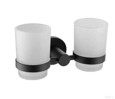 Держатель стаканов FRAP SUS304 30208 черный
