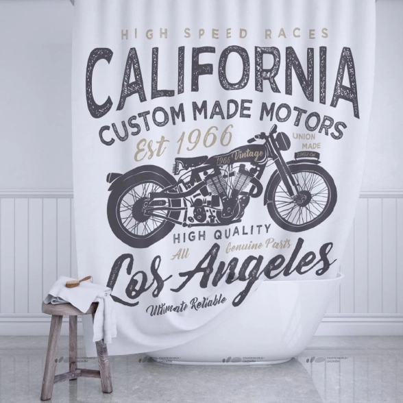 Штора д/ванной FIXSEN California FX-2500