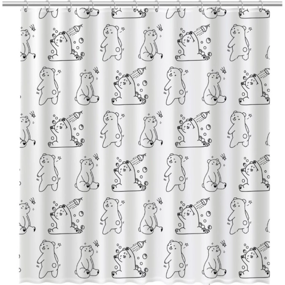 Шторка для ванной Fixsen TEDDY Wash FX-1505