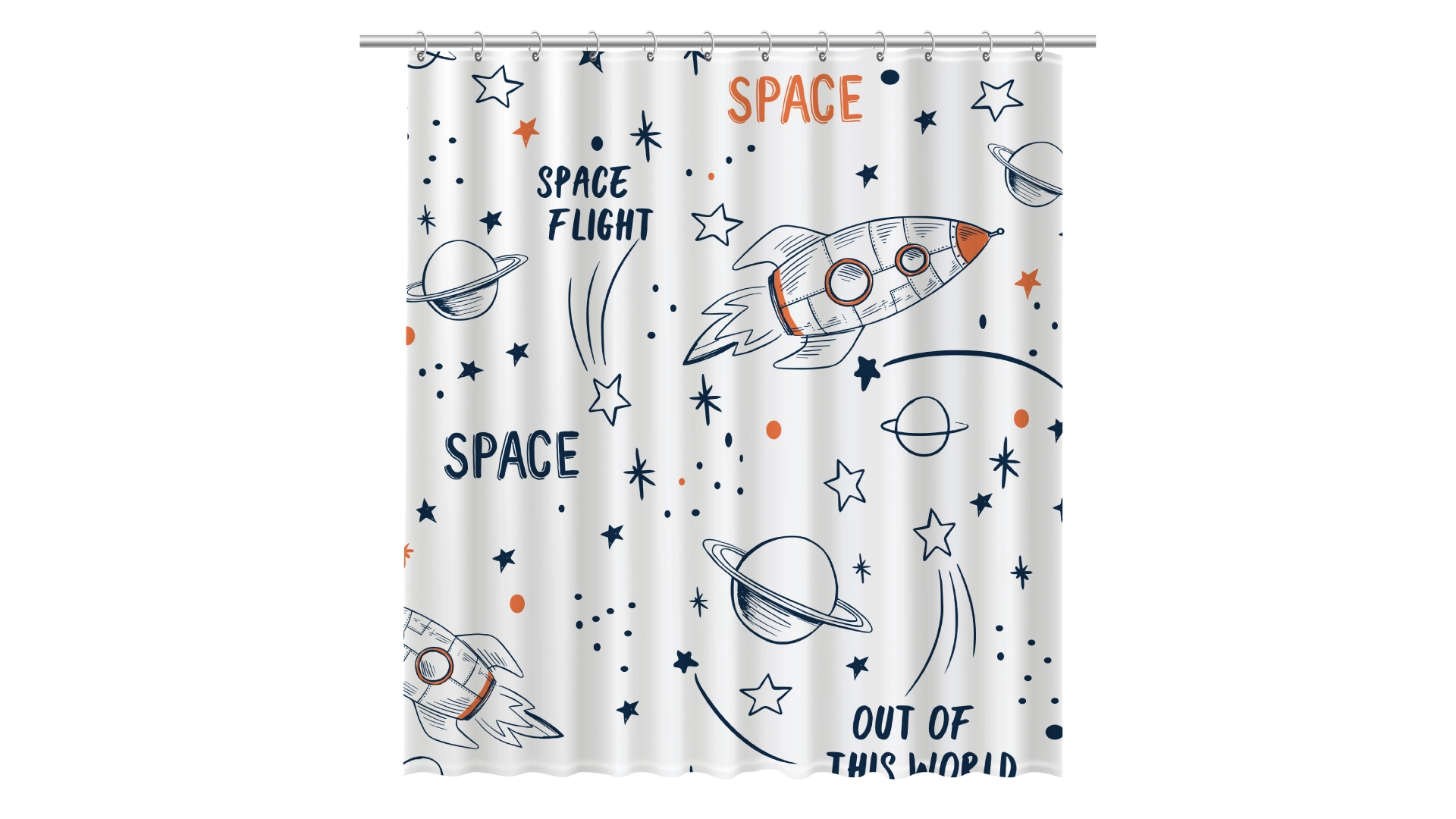 Шторка для ванной Fixsen SPACE FX-2508