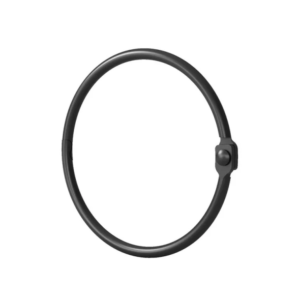Кольца для штор IDDIS RM01BLOi15 12 шт черный матовый-image-1