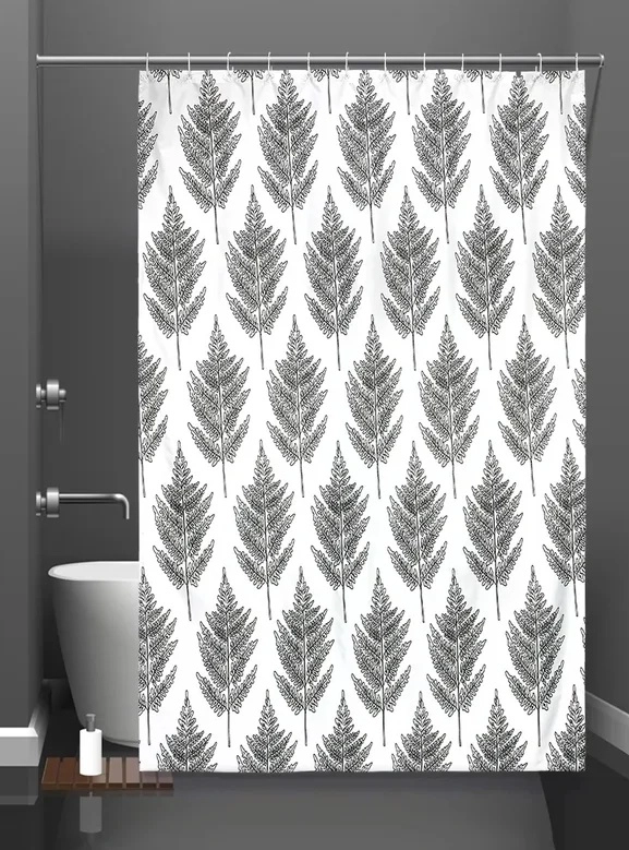 Штора для ванной BATH 180x180 Fur-tree black ch21037