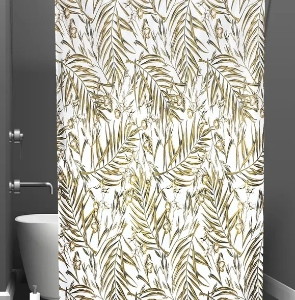 Штора для ванной BATH 180*180 Nuts beige ch20103