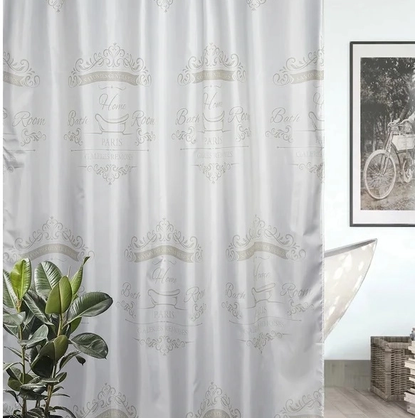 Штора для ванной BATH 180х180 PARIS beige ch22104-2
