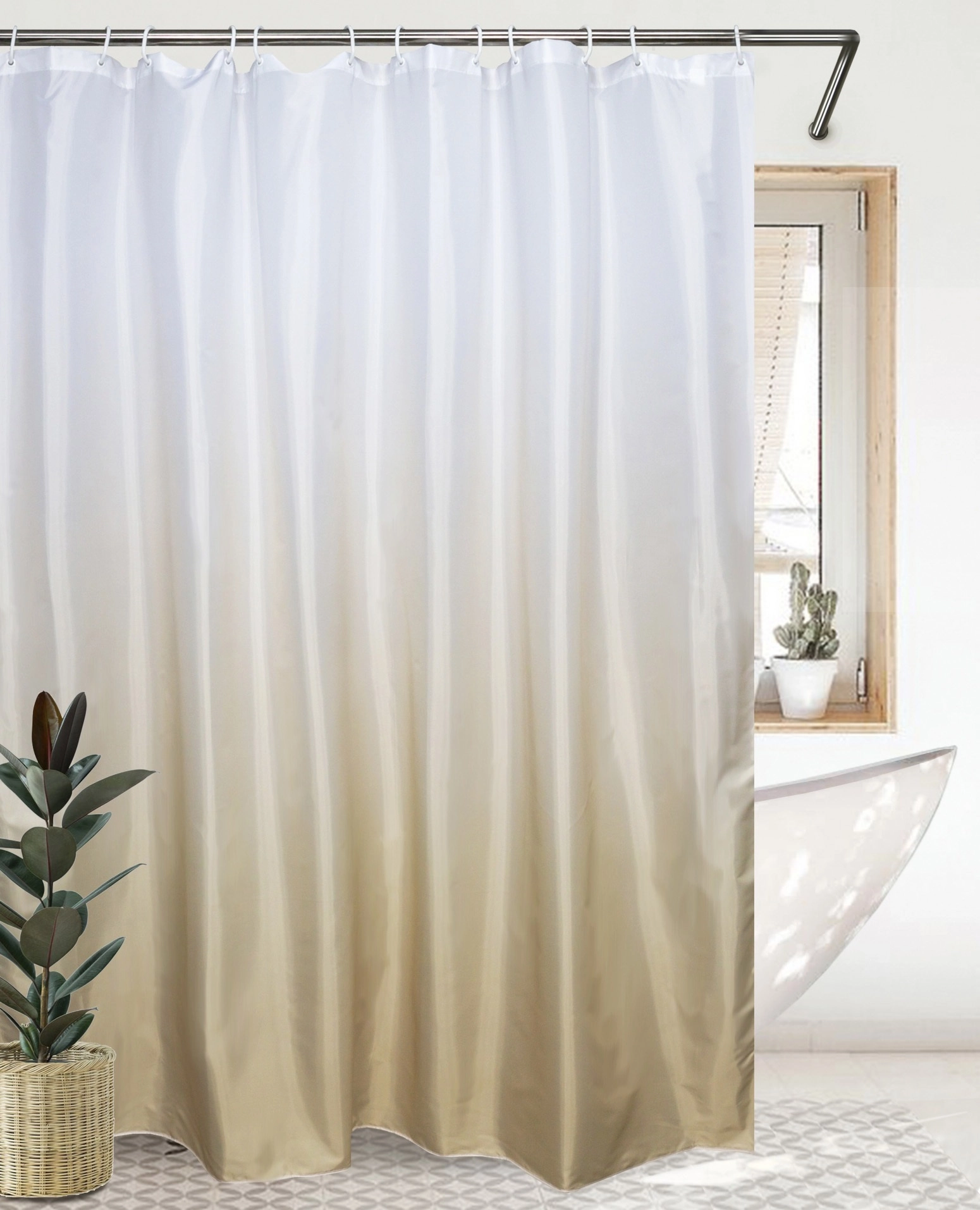 Штора для ванной BATH 180х180 ROSY DOWN beige 2151/3