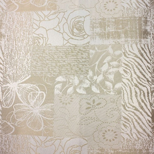Штора для ванны BATH ЖАККАРД 180x200 BLOSSOM AGE золото-беж JAC1506
