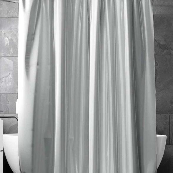 Штора для ванной BATH SUPER BIG 280х200 графит ST-009