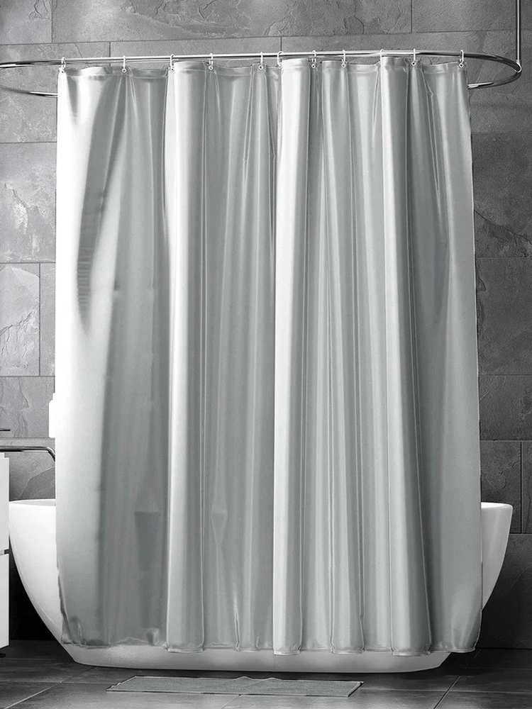 Штора для ванной BATH SUPER BIG 280х200 графит ST-009