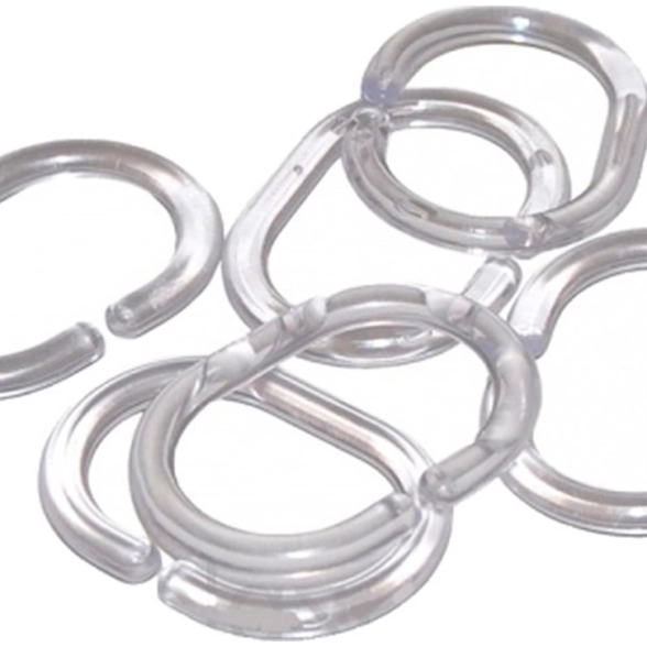 Кольца д/штор АК-04 прозрачные 12шт 26846