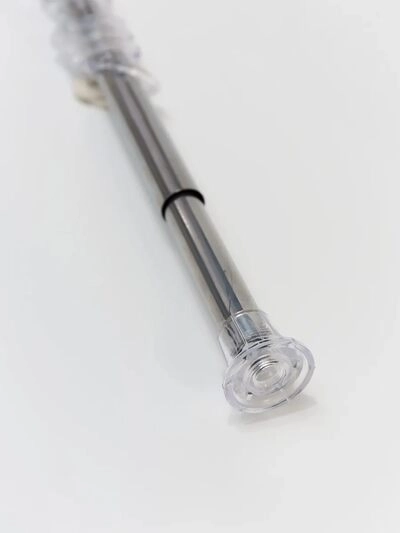 Карниз для ванной раздвижной 140-260см СТК-303IR/SANTREK HOME белый-image-1