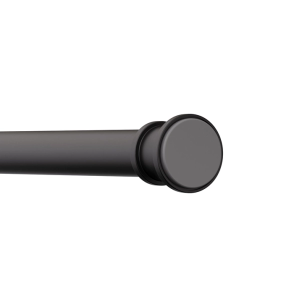 Карниз для ванной IDDIS Elegante RSB0120i14 110-200 см черный матовый-image-2