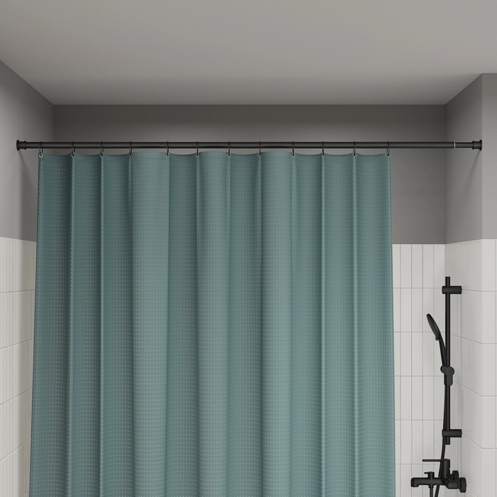 Карниз для ванной IDDIS Elegante RSB0120i14 110-200 см черный матовый-image-3