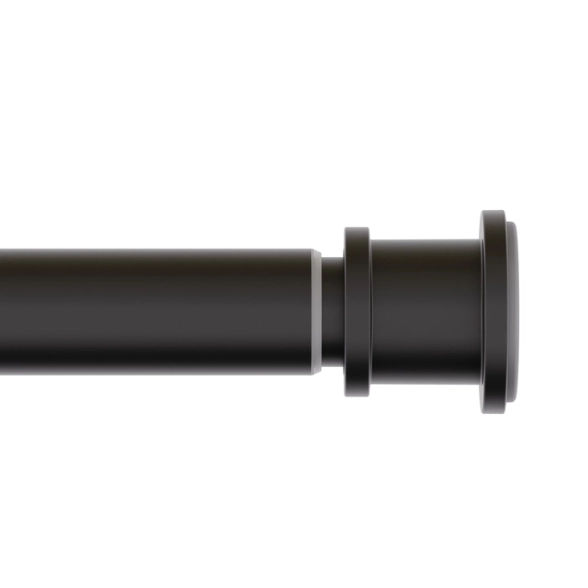 Карниз для ванной IDDIS Elegante RSB0120i14 110-200 см черный матовый